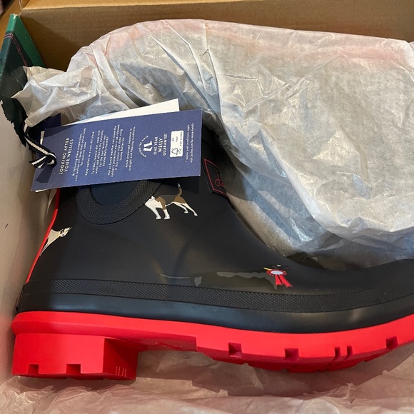 Joules Shoes Joules Wellibobs Short Height Rain Boots Dog Show